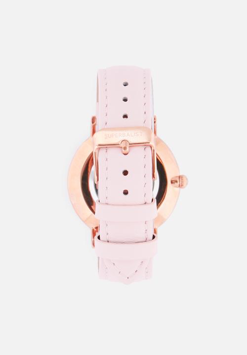 Superbalist - Lucy leather watch - pink