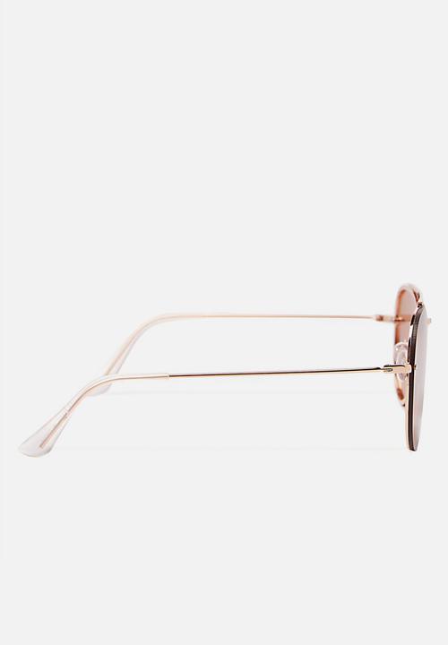 Cotton On - Ariana aviator sunglasses - rose gold