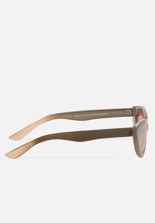 Cotton On - Delilah cat eye sunglasses - espresso