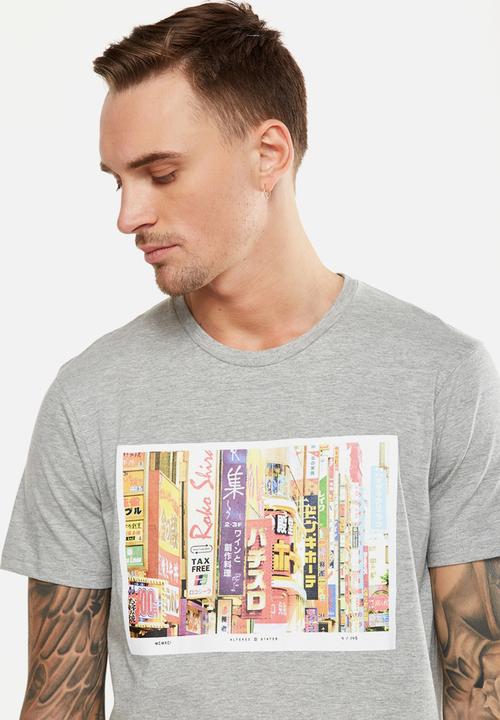 Cotton On - Tbar shorts sleeve tee - grey