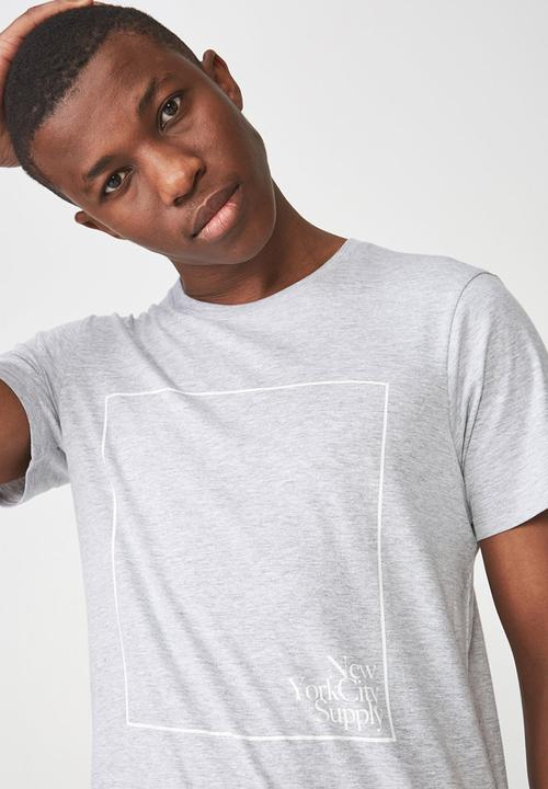 Cotton On - Tbar short sleeve tee - grey 