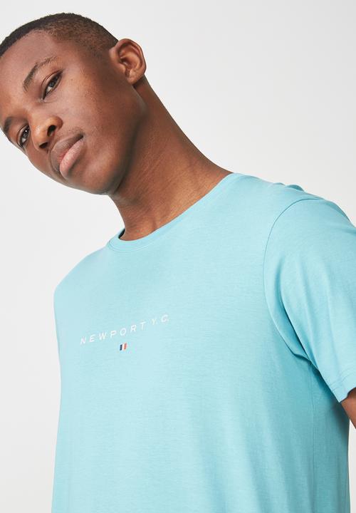 Cotton On - Tbar short sleeve tee - blue