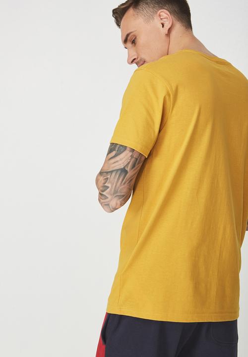 Cotton On - Tbar short sleeve tee - yellow