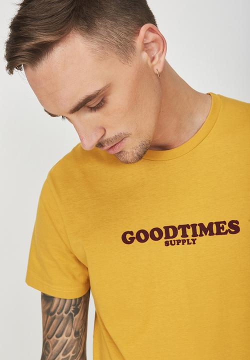 Cotton On - Tbar short sleeve tee - yellow
