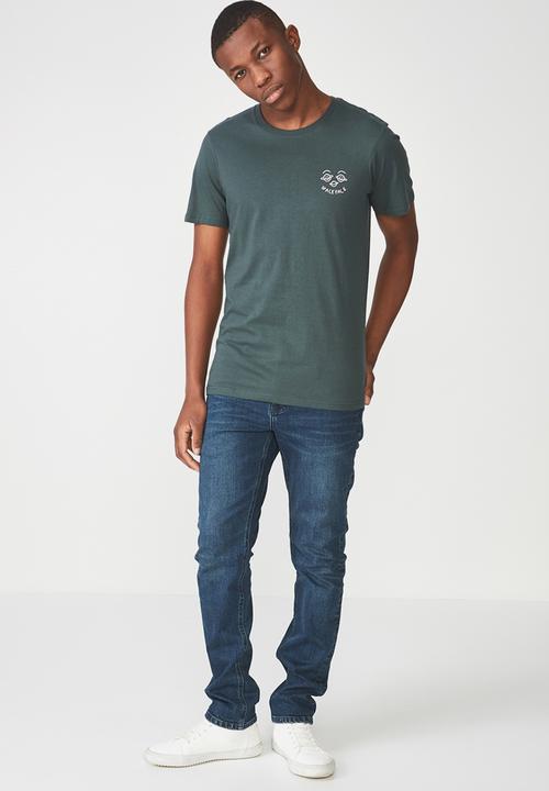 Cotton On - Tbar shorts sleeve tee - green