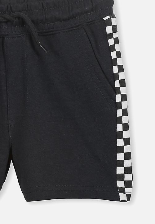 Cotton On - Henry slouch short - black& white 