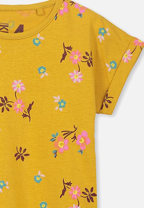 Cotton On - Penelope short sleeve - mustard