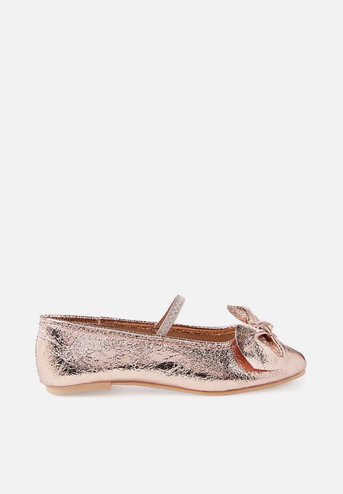Cotton On - Ballet flats mini bow - rose gold