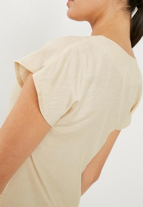 Superbalist - Sheath dress with zip detail - cream