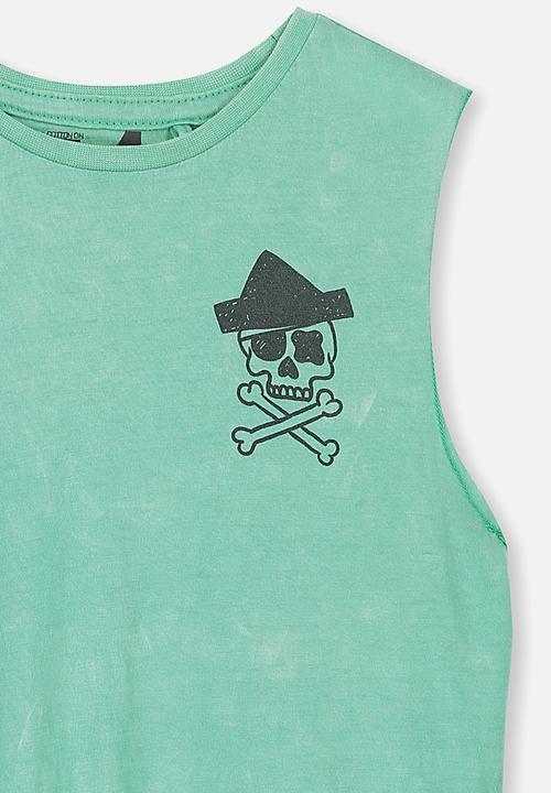 Cotton On - Orson tank - green