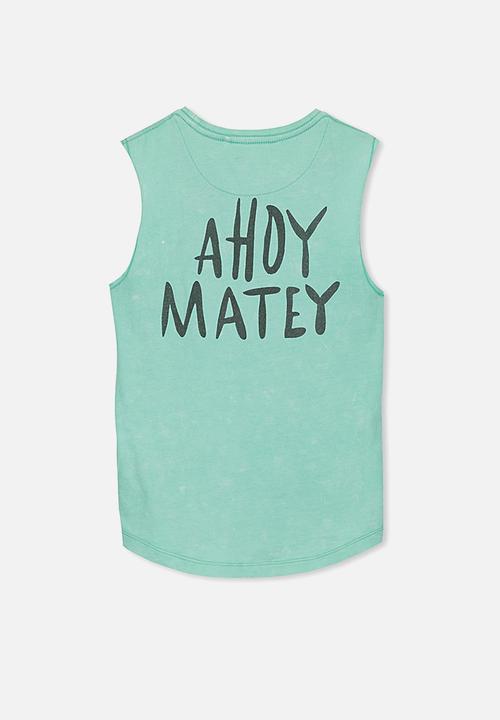 Cotton On - Orson tank - green