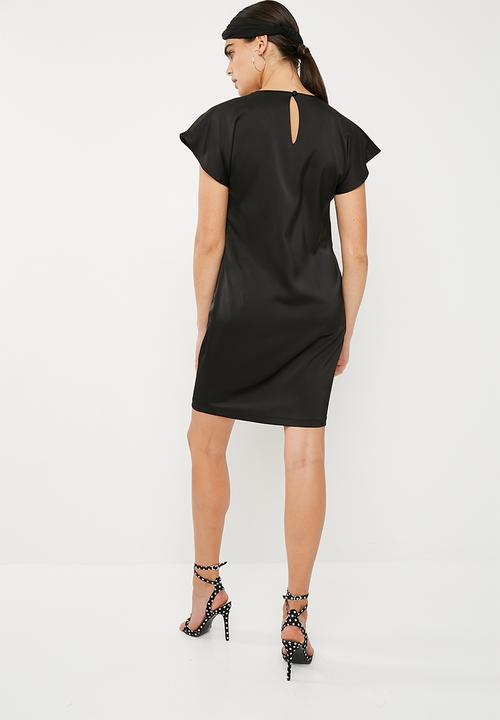 Superbalist - Sheath dress with pleat detail - black 