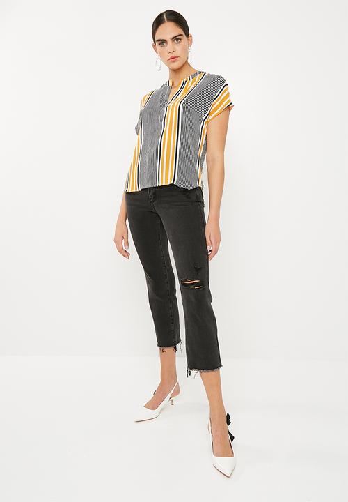 Superbalist - Mandarin collar shell top - multi