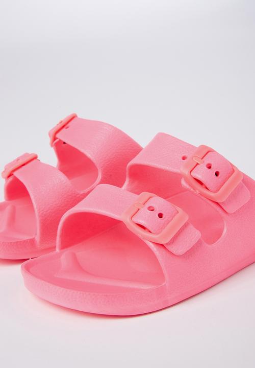 Cotton On - Twin strap slide - pink