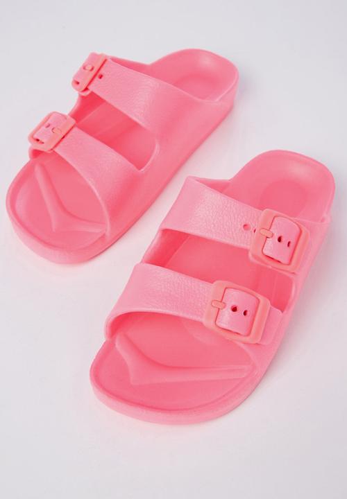 Cotton On - Twin strap slide - pink