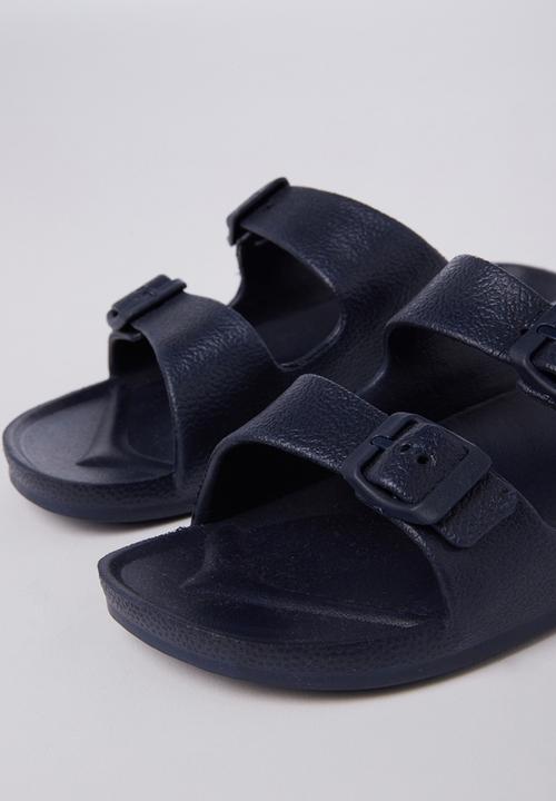 Cotton On - Twin strap slide - navy 