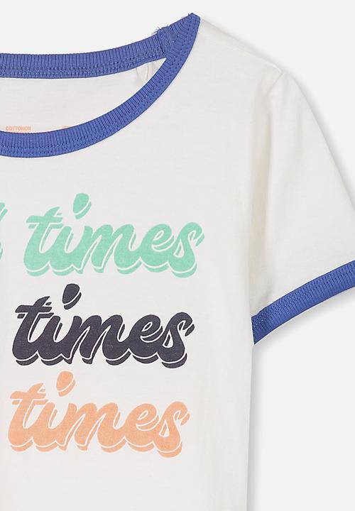 Cotton On - Max short sleeve tee - white 