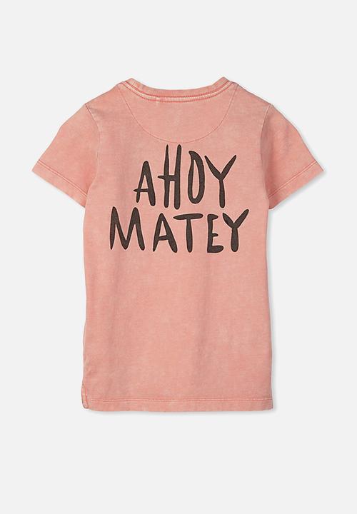 Cotton On - Max short sleeve tee - coral