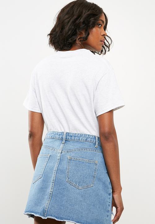 Missguided - Girls club t-shirt - grey 