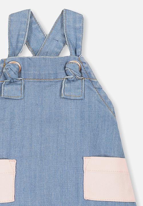 Cotton On - Penelope pinafore - blue 
