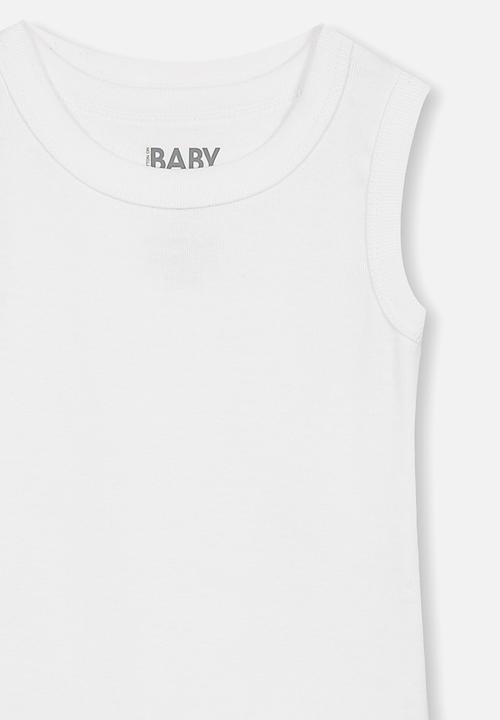 Cotton On - Singlet bubbysuit - white