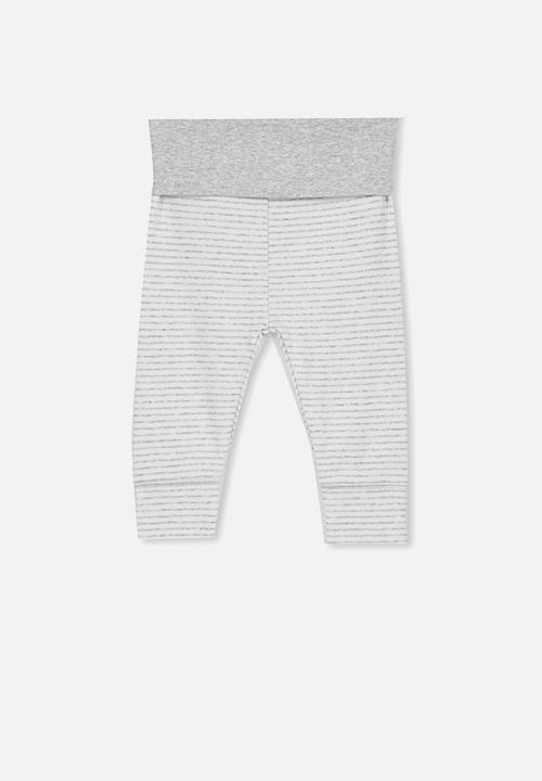 Cotton On - Newborn legging - grey 