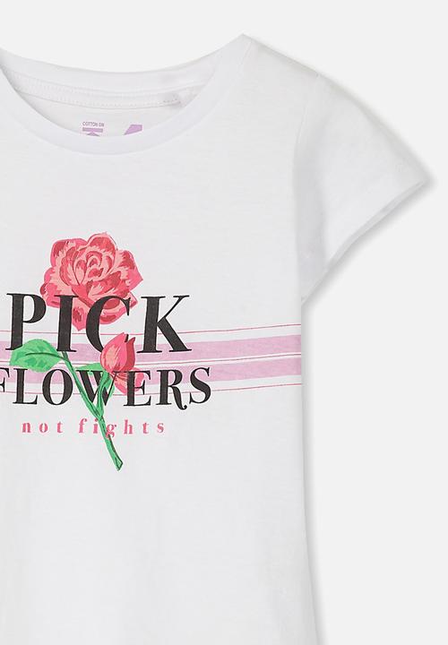 Cotton On - Penelope short sleeve tee - white 