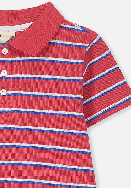 Cotton On - Blaire polo dress - red