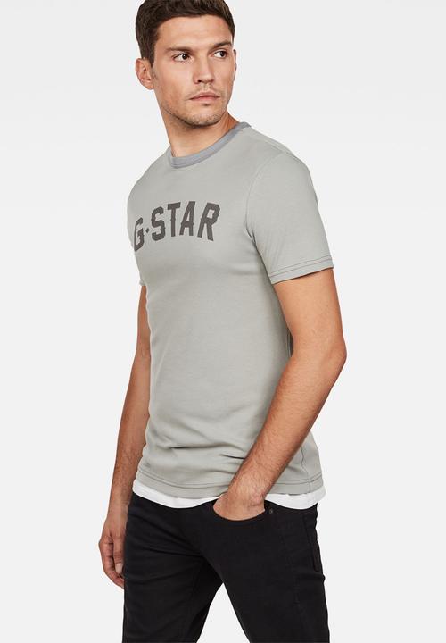 G-STAR - Graphic tee - grey