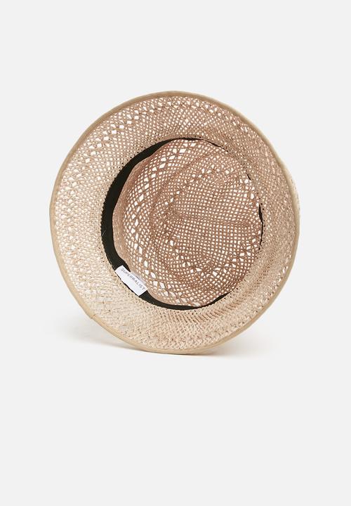 Superbalist - Twiss straw bucket hat - natural