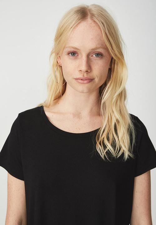 Cotton On - Tina summer T-shirt dress 2 - black 2