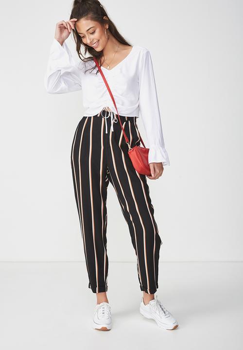 Cotton On - Willow summer rouched front blouse - white