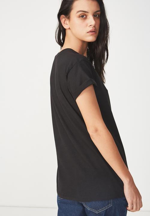 Cotton On - Tbar fox graphic T-shirt - black 
