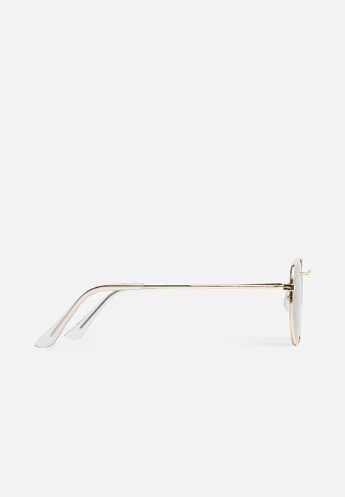 Superbalist - Carrie square sunglasses - gold