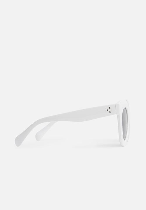Superbalist - Gabi retro sunglasses - white