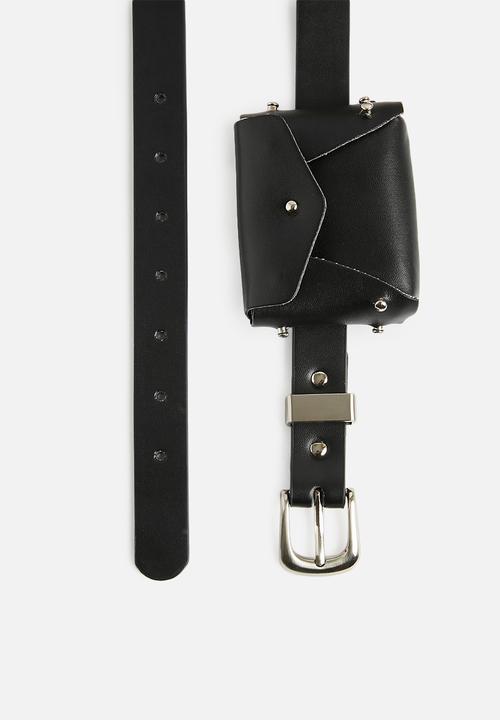 Superbalist - Round ring waist bag-black