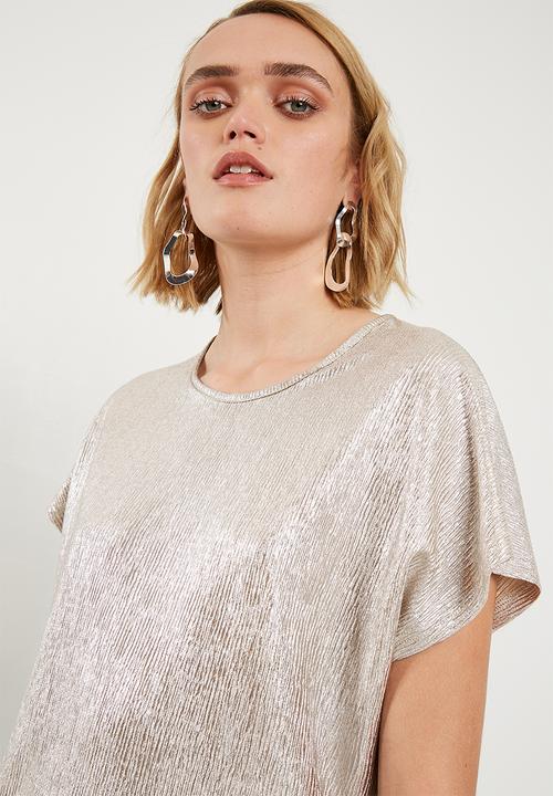 Superbalist - Plisse oversized  - champagne 