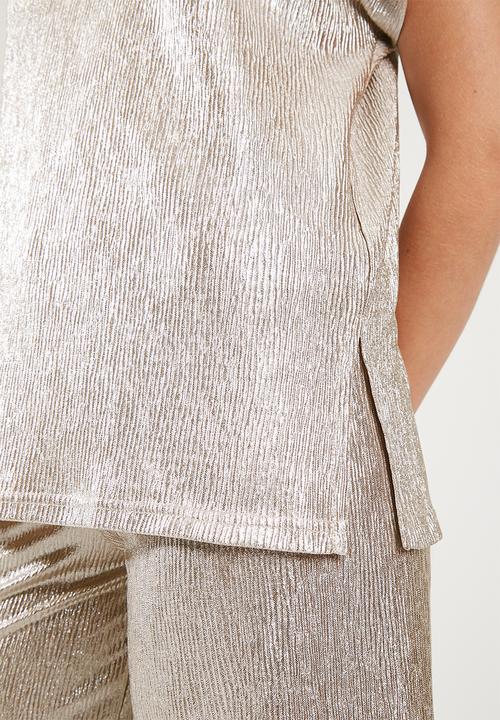 Superbalist - Plisse oversized  - champagne 