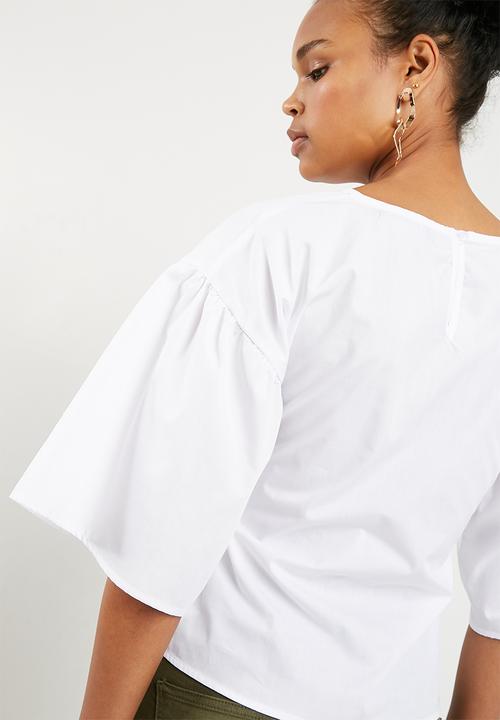 Superbalist - Poplin blouse - white 