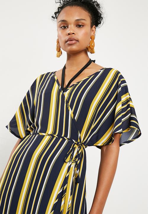 Superbalist - Kimono sleeve wrap cover up - multi