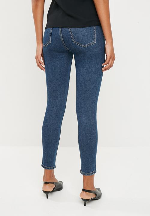 Cotton On - High rise grazer skinny jean - blue 