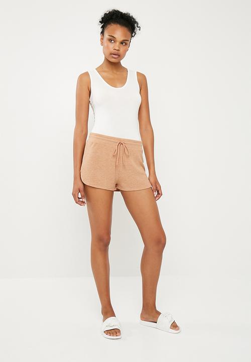 Cotton On - Super soft lounge short - brown 