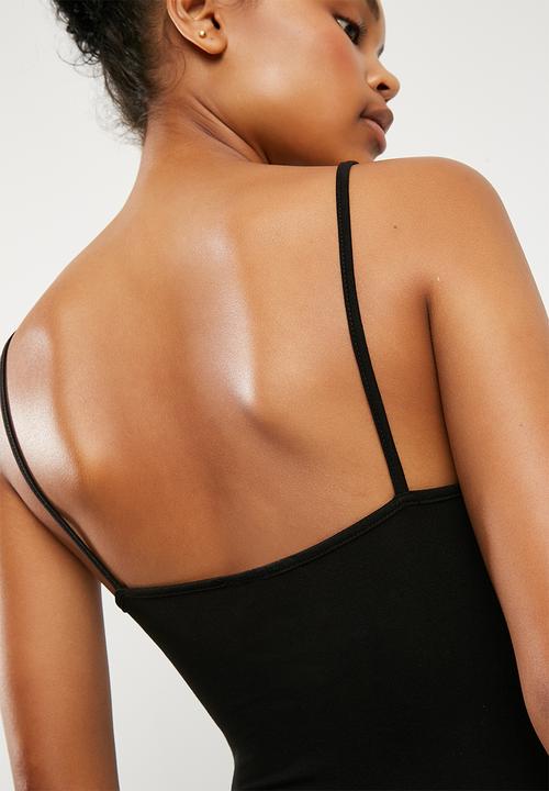 Superbalist - Cami 2 pack bodysuit - white & black