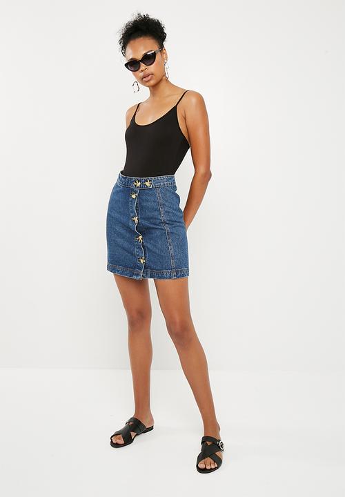 Superbalist - Cami 2 pack bodysuit - white & black