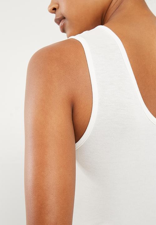 Superbalist - Scoop neck 2 pack bodysuit - white & black