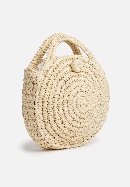 Superbalist - Round straw bag - natural