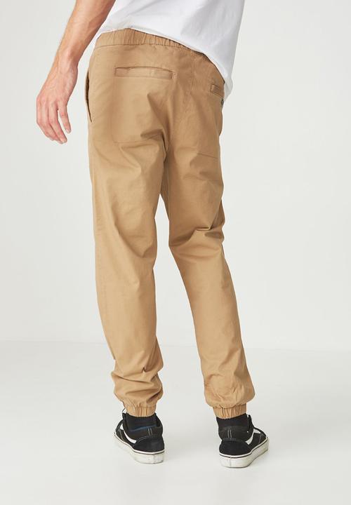 Cotton On - Drake cuffed pant - beige