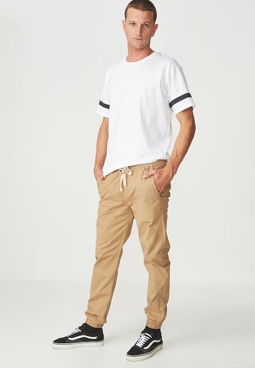 Cotton On - Drake cuffed pant - beige