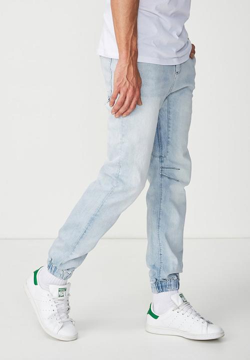 Cotton On - Slim denim jogger - blue 
