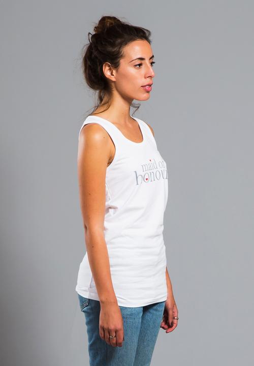 The Bridesmaids - Maid of Honour Tank Top – White